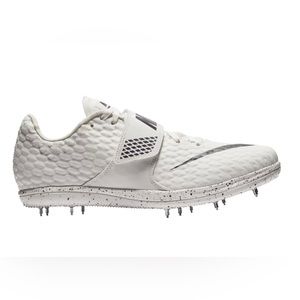 White Nike High Jump Spikes (M: 7/ W: 8.5)